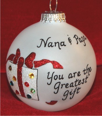 Very Special Great Grandparents Ornament Personalized Christmas Gift Personalized FREE at PersonalizedOrnamentsMarket.com by Russell Rhodes