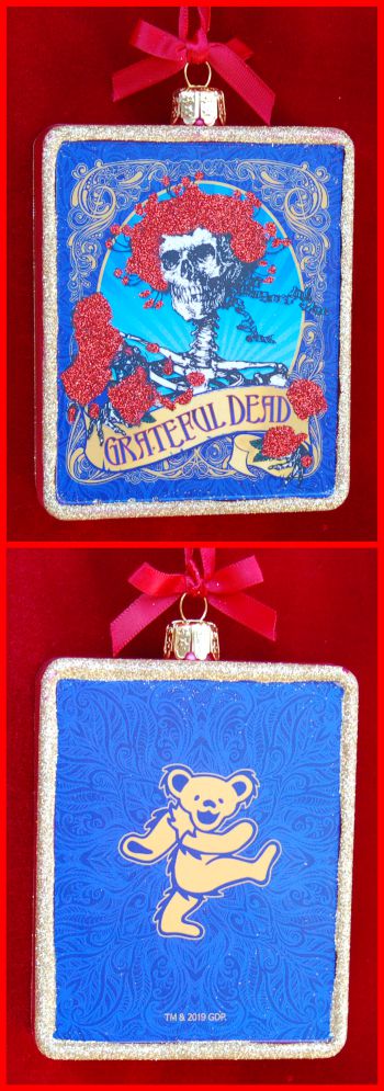 Grateful Dead Classics Christmas Ornament Personalized FREE at PersonalizedOrnamentsMarket.com by Russell Rhodes