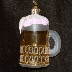 Ice Cold Beer Glass Personalized Christmas Ornament Personalized FREE at PersonalizedOrnamentsMarket.com by Russell Rhodes