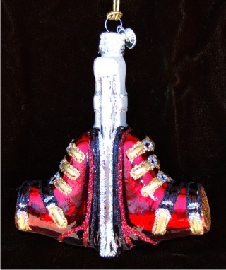 Ski Boots Christmas Ornament Personalized FREE at PersonalizedOrnamentsMarket.com by Russell Rhodes