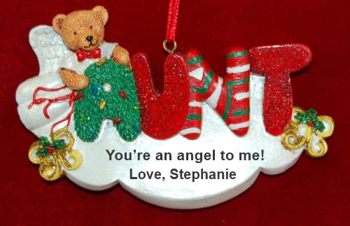 Aunt Christmas Ornament Personalized by RussellRhodes.com