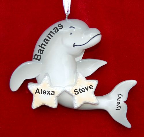 Couples Vacation Christmas Ornament Personalized by RussellRhodes.com