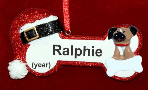 Dog Christmas Ornament Best of Friends With Custom Dog Add-On Personalized by RussellRhodes.com