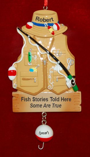 Fishing Christmas Ornament Memories of the Angler Personalized by RussellRhodes.com