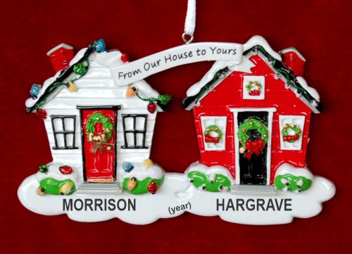 Well Wishes from Friends Christmas Ornament Personalized by RussellRhodes.com