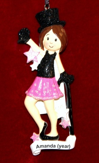 Snappy Jazz Dance Christmas Ornament Personalized by RussellRhodes.com