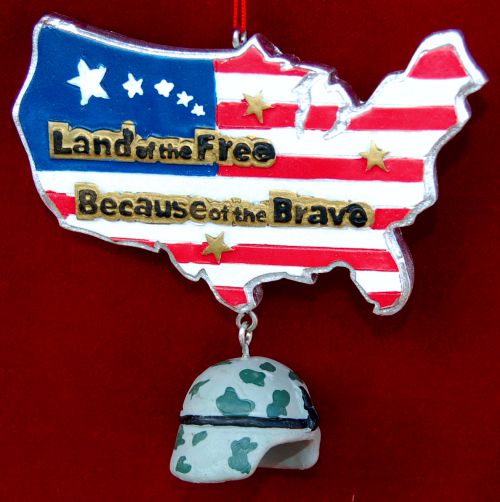 Armed Forces Christmas Ornament Personalized by RussellRhodes.com