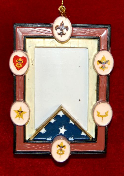 Boy Scouts Frame Christmas Ornament Personalized by RussellRhodes.com