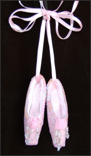 Ballet Slippers Christmas Ornament Personalized by RussellRhodes.com