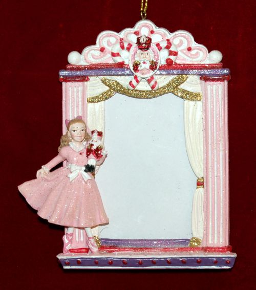 Clara Nutcracker Suite Photo Frame Christmas Ornament Personalized by RussellRhodes.com