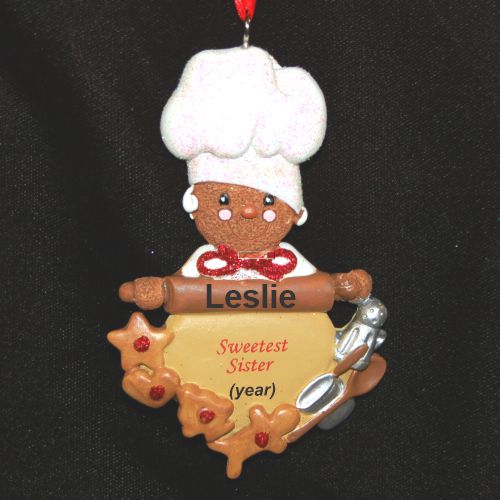 Much Loved Sister Christmas Ornament Personalized by RussellRhodes.com