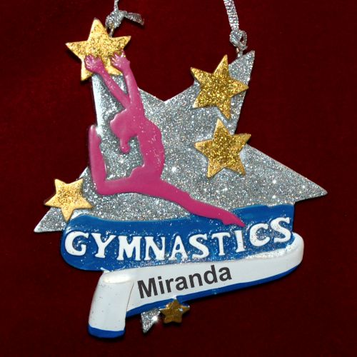 Gymnastics Christmas Ornament Personalized by RussellRhodes.com