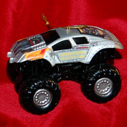 Maximum Destruction Monster Jam Monster Truck Christmas Ornament Personalized by RussellRhodes.com