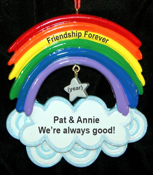 Best of Friends Christmas Ornament Personalized by RussellRhodes.com