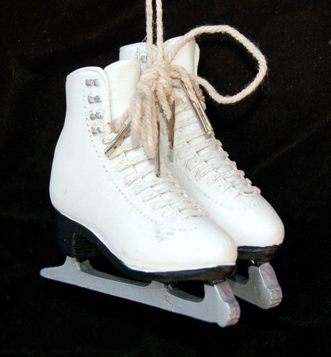 Figure Skating Christmas Ornament Personalized FREE at PersonalizedOrnamentsMarket.com by Russell Rhodes