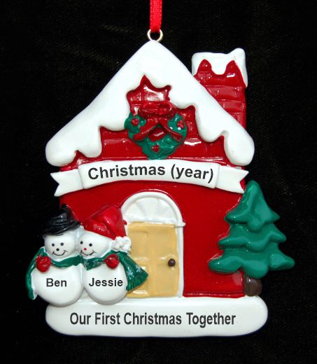 Our First Christmas Together Christmas Ornament Personalized by RussellRhodes.com