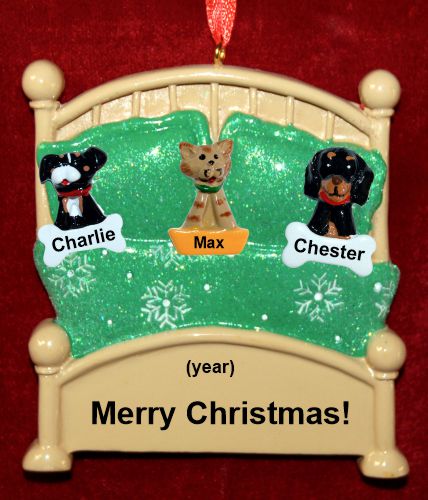 Dogs, Cats, Pets Christmas Ornament Cozy & Warm 3 Personalized by RussellRhodes.com