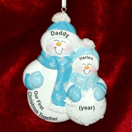 Single Parent Mom or Dad Christmas Ornament 1st Xmas with Child Personalized by RussellRhodes.com