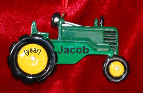 Tractor Christmas Ornament Personalized by RussellRhodes.com