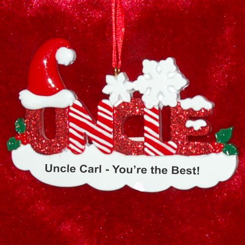 Uncle Christmas Ornament Personalized by RussellRhodes.com