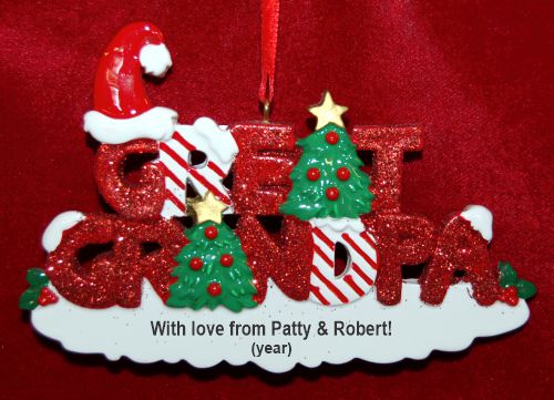 Great Grandpa Christmas Ornament Personalized by RussellRhodes.com