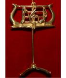 Sheet Music Stand Conductor Christmas Ornament Personalized FREE at PersonalizedOrnamentsMarket.com by Russell Rhodes