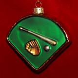 Field of Dreams: Baseball Christmas Ornament Personalized FREE at PersonalizedOrnamentsMarket.com by Russell Rhodes