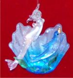 Mermaid Under the Sea Blown Glass Christmas Ornament Personalized FREE at PersonalizedOrnamentsMarket.com by Russell Rhodes