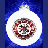 Last Alarm Fireman Memorial Christmas Ornament Personalized FREE at PersonalizedOrnamentsMarket.com by Russell Rhodes