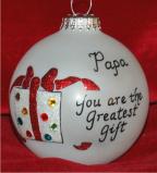 Very Special Dad Christmas Ornament Personalized FREE at PersonalizedOrnamentsMarket.com by Russell Rhodes