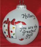 Very Special Daughter Christmas Ornament Personalized FREE at PersonalizedOrnamentsMarket.com by Russell Rhodes