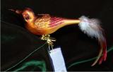 Fancy Kinglet German Glass Bird Christmas Ornament Personalized FREE at PersonalizedOrnamentsMarket.com by Russell Rhodes