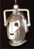 Dr. Who Cyberman Glass Christmas Ornament Personalized FREE at PersonalizedOrnamentsMarket.com by Russell Rhodes