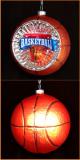 Basketball Reflector Christmas Ornament Personalized FREE at PersonalizedOrnamentsMarket.com by Russell Rhodes