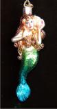 Mermaid Glass Christmas Ornament Personalized FREE at PersonalizedOrnamentsMarket.com by Russell Rhodes