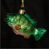 Largemouth Bass Glass Christmas Ornament Personalized FREE at PersonalizedOrnamentsMarket.com by Russell Rhodes