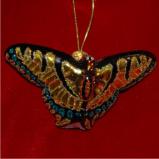 Swallowtail Butterfly Glass Christmas Ornament Personalized FREE at PersonalizedOrnamentsMarket.com by Russell Rhodes