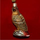 Red-Tailed Hawk Christmas Ornament Personalized FREE at PersonalizedOrnamentsMarket.com by Russell Rhodes