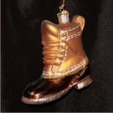 Field Boot Glass Christmas Ornament Personalized FREE at PersonalizedOrnamentsMarket.com by Russell Rhodes