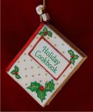 Christmas Cookbook Christmas Ornament Personalized FREE at PersonalizedOrnamentsMarket.com by Russell Rhodes