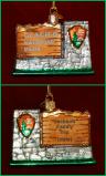 Glacier National Park Christmas Ornament Personalized FREE at PersonalizedOrnamentsMarket.com by Russell Rhodes