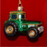 Tractor Glass Personalized Christmas Ornament Personalized FREE at PersonalizedOrnamentsMarket.com by Russell Rhodes