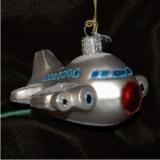 Up, Up, and Away! Airplane Blown Glass Kids                  Christmas Ornament Personalized FREE at PersonalizedOrnamentsMarket.com by Russell Rhodes