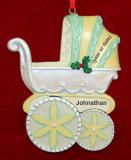 Baby Christmas Ornament Pram Parade Personalized FREE at PersonalizedOrnamentsMarket.com by Russell Rhodes