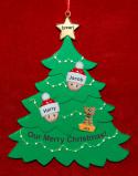 Gay Couple Christmas Tree Ornament with Dogs, Cats, Pets Custom Add-ons Personalized FREE at PersonalizedOrnamentsMarket.com by Russell Rhodes