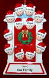 Family Christmas Ornament or Group of 12 Personalized FREE at PersonalizedOrnamentsMarket.com by Russell Rhodes