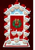 Family Christmas Ornament or Group of 16 Personalized FREE at PersonalizedOrnamentsMarket.com by Russell Rhodes