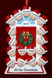 Grandparents Christmas Ornament for 17 Personalized FREE at PersonalizedOrnamentsMarket.com by Russell Rhodes