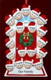 Family Christmas Ornament or Group of 19 Personalized FREE at PersonalizedOrnamentsMarket.com by Russell Rhodes