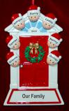 Family Christmas Ornament Or Group of 7 Personalized FREE at PersonalizedOrnamentsMarket.com by Russell Rhodes